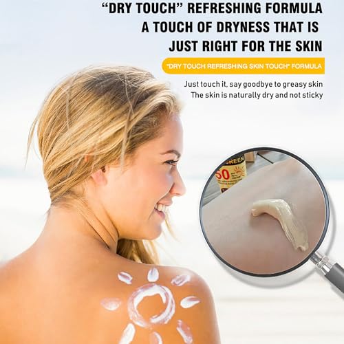 DISAAR BEAUTY Collagen Snail Extract Sunscreen 50 SPF PA+++ UVA/UVB Hight Protection Sensetive Skin Water Resistant Moisture 50g / 1.76oz