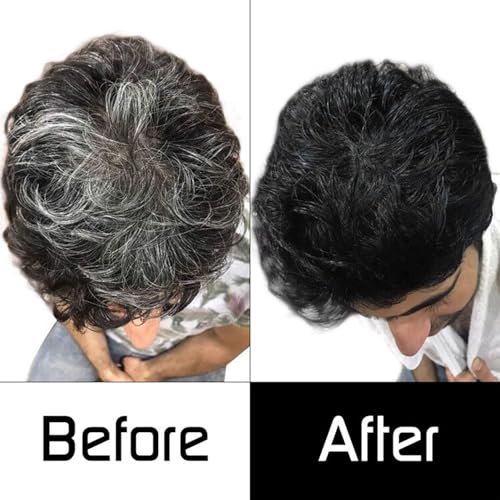 DISAAR BEAUTY Dye Black Hair Shampoo 5 Minutes Only Dying White Grey Yellow Damaged Hair Lasts Up To 4 Weeks Hair Care 400ml / 13.52fl.oz