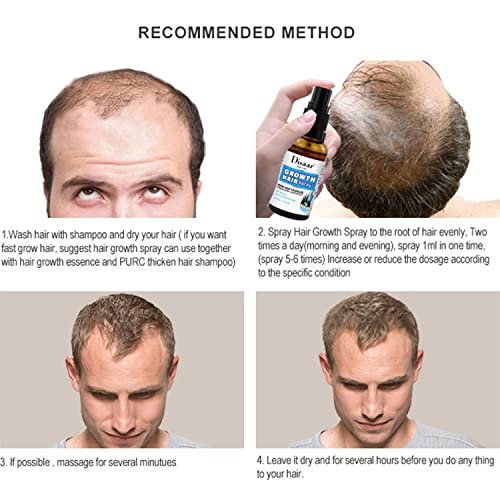 DISAAR Beauty Growth Hair Oil Spray Repair Follicles Strengthen Hair Root DHT Blocker Nourishing 30ml / 1.01fl.oz