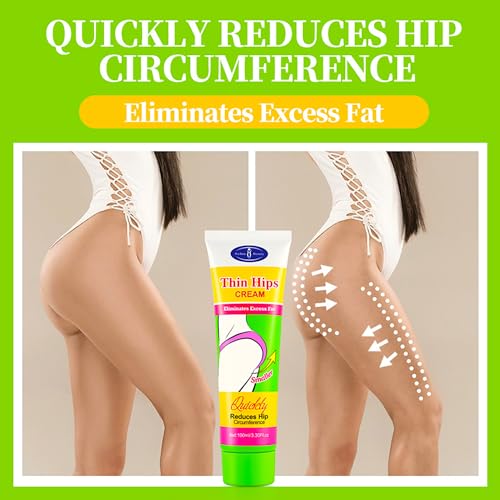 AICHUN BEAUTY Thin Hips Cream Eliminates Excess Fat Reduces Hip Circumference Firms Lifts Reshaping Butt Curves 100ml/3.3fl.oz