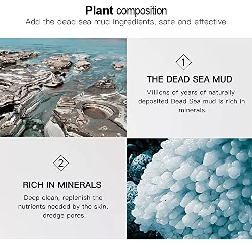 AICHUN BEAUTY Dead Sea Mud Peel Off Mask Deep Cleansing Anti Wrinkle Repair Facial Moisturize Complex 120ml/4.06oz