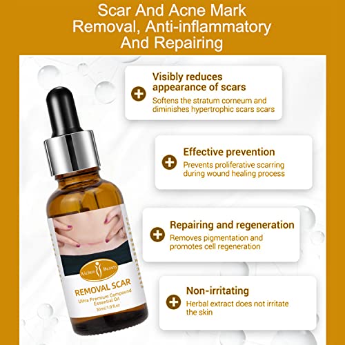 Aichun Beauty Removal Scar Premium Compound Essential Oil Repair Cells Reduces Scars Resists Acnes 30ml/1fl.oz