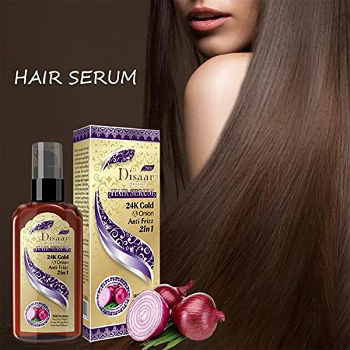 DISAAR Beauty Hair Serum Anti Frizz 2in1 Mild Formula Nourish Repair Color Protection Damaged Repair 120ml/4.23fl.oz