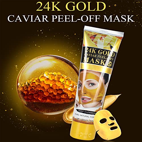 AICHUN BEAUTY Peel-Off Facial Mask Deep Cleansing Oil & Dirt Pores Face Skin Recover Vitamin A & E 120ml/4.05fl.oz