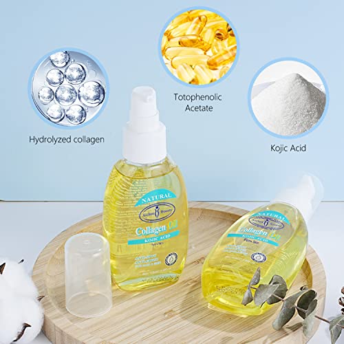 AICHUN BEAUTY Collagen Oil Kojic Acid Firm Skin Anti-Frizz For Hair Moisturizing Skin 115ml