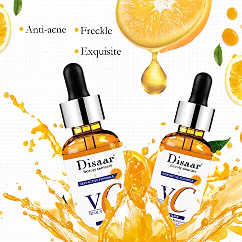 DISAAR BEAUTY Orange Vitamin C Facial Serum Hyaluronic Acid Moisturizing Repair Skin Restore Hydration 30ml/1.01fl.oz