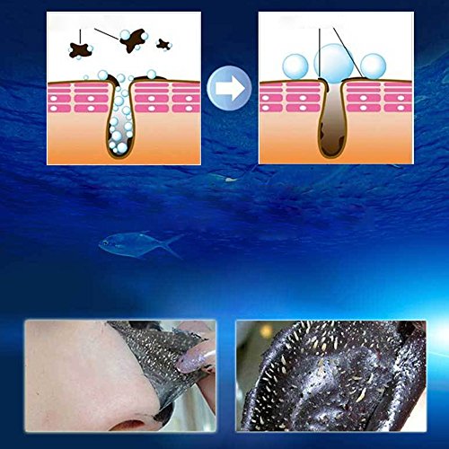 AICHUN BEAUTY Blackhead Facial Mask, Peel Off Mask,Blackhead Remover Black Mask Deep Clean Mask, Bamboo Charcoal Deep Cleansing Blackhead Remover Purifying Peel Face Mask 100ml