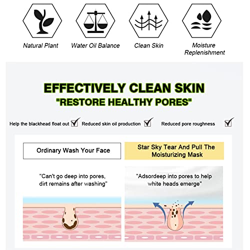 AICHUN BEAUTY Bamboo Charcoal Aloe Vera Peel-Off Glitter Mask Oil-Control Anti-Acne Moisturizing Detox Cleansing 10 minutes Facial Therapy 120ml/4.06fl.oz