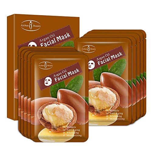AICHUN BEAUTY Facial Mask Repair Essence Anti-Acne Refreshing Relieve Wrinkles Long-Lasting Soothing Face Skin Care Hydrating Moisturizing 10pcs