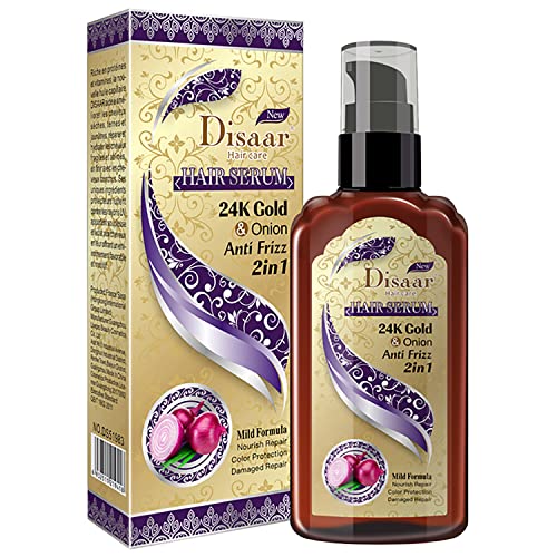 DISAAR Beauty Hair Serum Anti Frizz 2in1 Mild Formula Nourish Repair Color Protection Damaged Repair 120ml/4.23fl.oz
