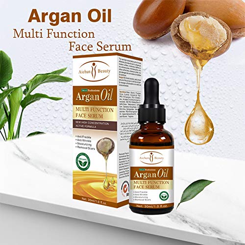 AICHUN BEAUTY Argan Castor Jojoba Tea Tree Oil Multi Function Face Serum Natural Repair Moisturizing Blemish 30ml