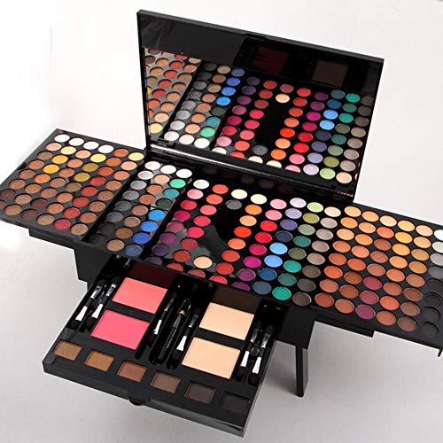 DISAAR Beauty 180 Colors Matte Eyeshadow Makeup Powder Blush Brow Powder Eyeliner
