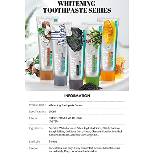 DISAAR BEAUTY Propoline Honey Menthol Toothpaste Fresh Breath Gum Health Fast Teeth Cleaning 100g/3.53oz