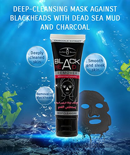 Aichun Blackhead Remover Dead Sea Mud Charcoal Deep Cleansing Black Mask 50g