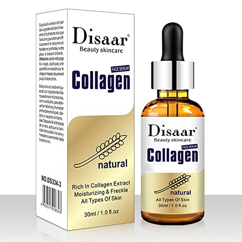 DISAAR BEAUTY Pure Collagen Anti-Wrinkle Anti Aging Face Serum Sensitive Skin Moisturizing Freckle Replenish Water 30ml