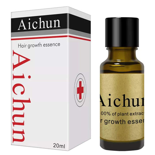 Aichun Hair Growth Essence 100% Plant Extract Hair Loss Scalp Treatments Ginger Genseng Raise Dense Hair Stop Liquid For Damaged Hair Enhance Your Overall Hair Condition 20ml