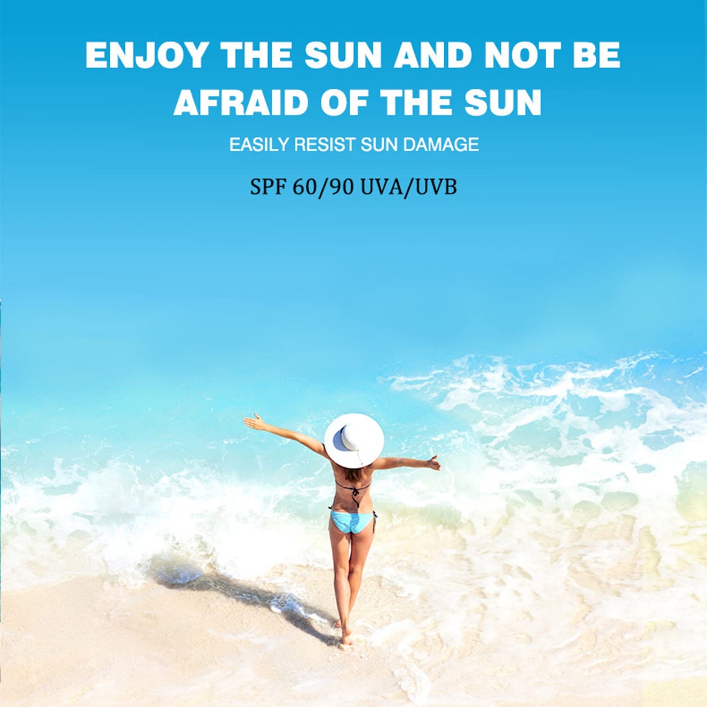 DISAAR BEAUTY Sunblock Cream Refreshing Sunscreen Face Neck Arms Skin Damage SPF 60/90 PA++ UVA/UVB Protection 40ml/1.35fl.oz (SPF 60 Aloe Vera Sunblock Cream)