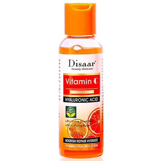 DISAAR BEAUTY Vitamin C Peeling Lotion Orange Extract Nourish Repair Hydrate Moisturizing Body Skin 100g / 3.38fl.oz