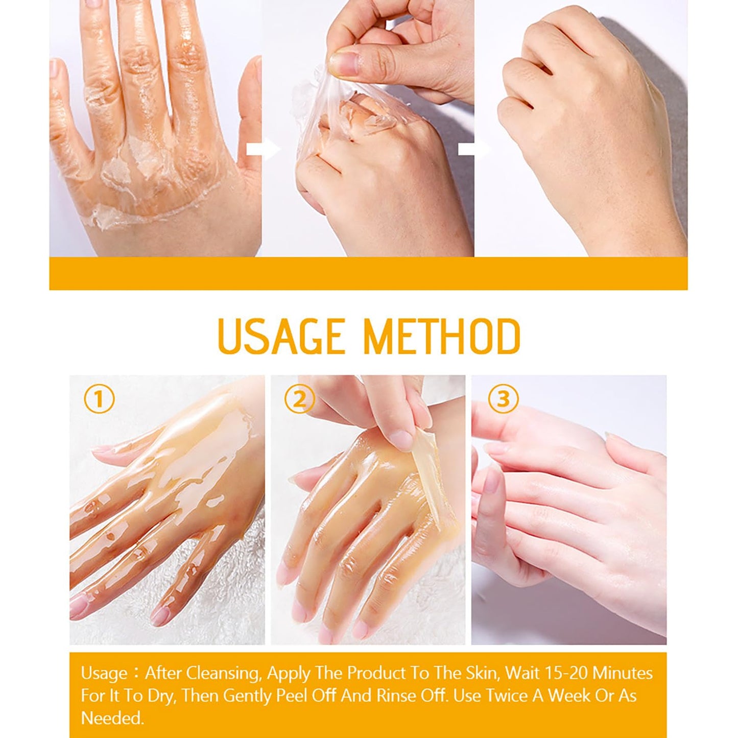 DISAAR BEAUTY Vitamin C Peeling Lotion Orange Extract Nourish Repair Hydrate Moisturizing Body Skin 100g / 3.38fl.oz