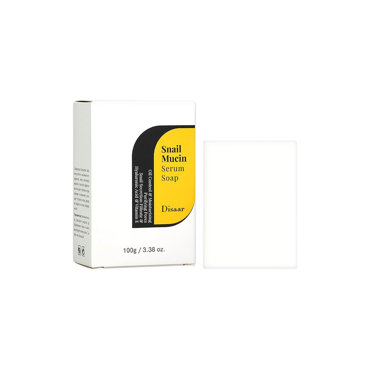 DISAAR Beauty Snail Mucin Soap Purifying Pores Oil Control 100g