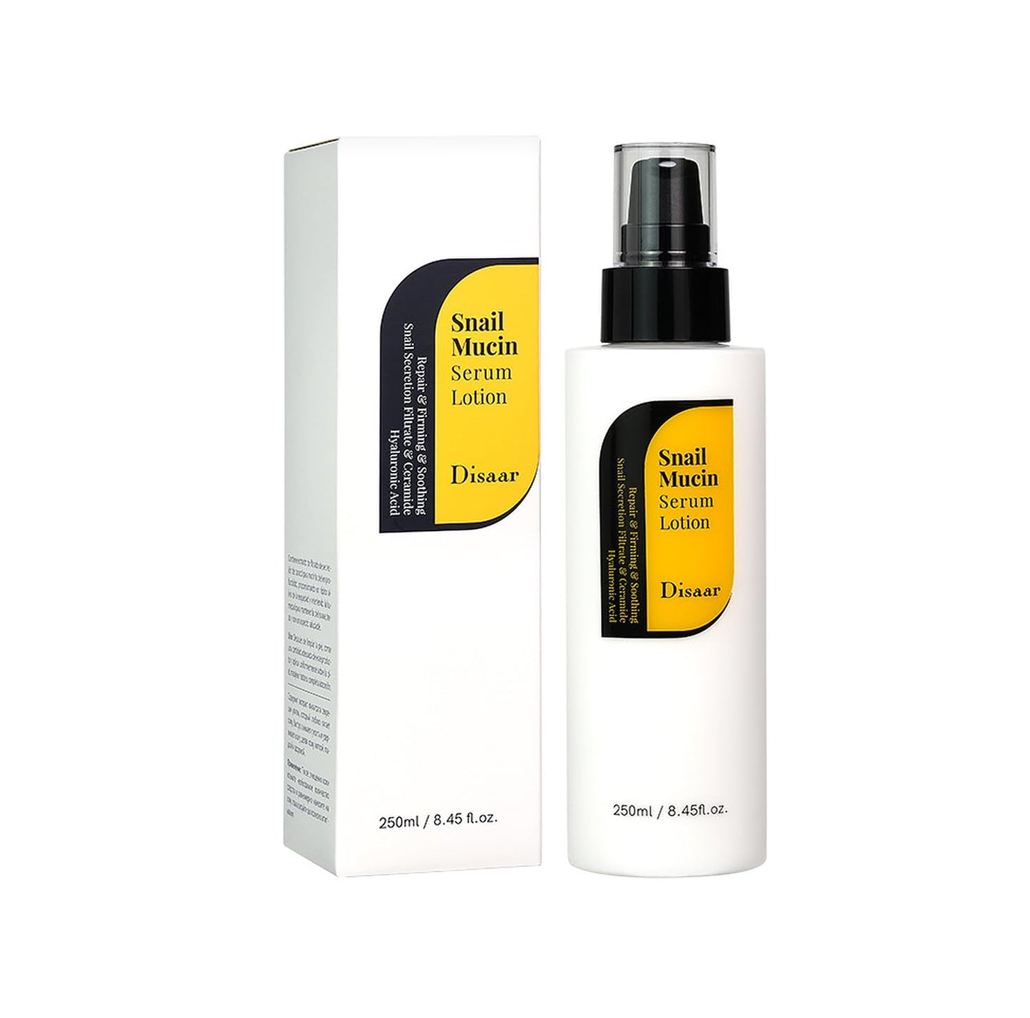 DISAAR BEAUTY Snail Mucin Serum Lotion Repair Firming 250ml