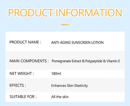 DISAAR BEAUTY Sunscreen Lotion Skin Elasticity 160ml (SPF75)