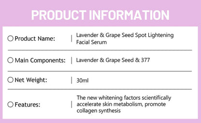 DISAAR BEAUTY Lavender Grapeseed Facial Serum Nourish Repair 30ml