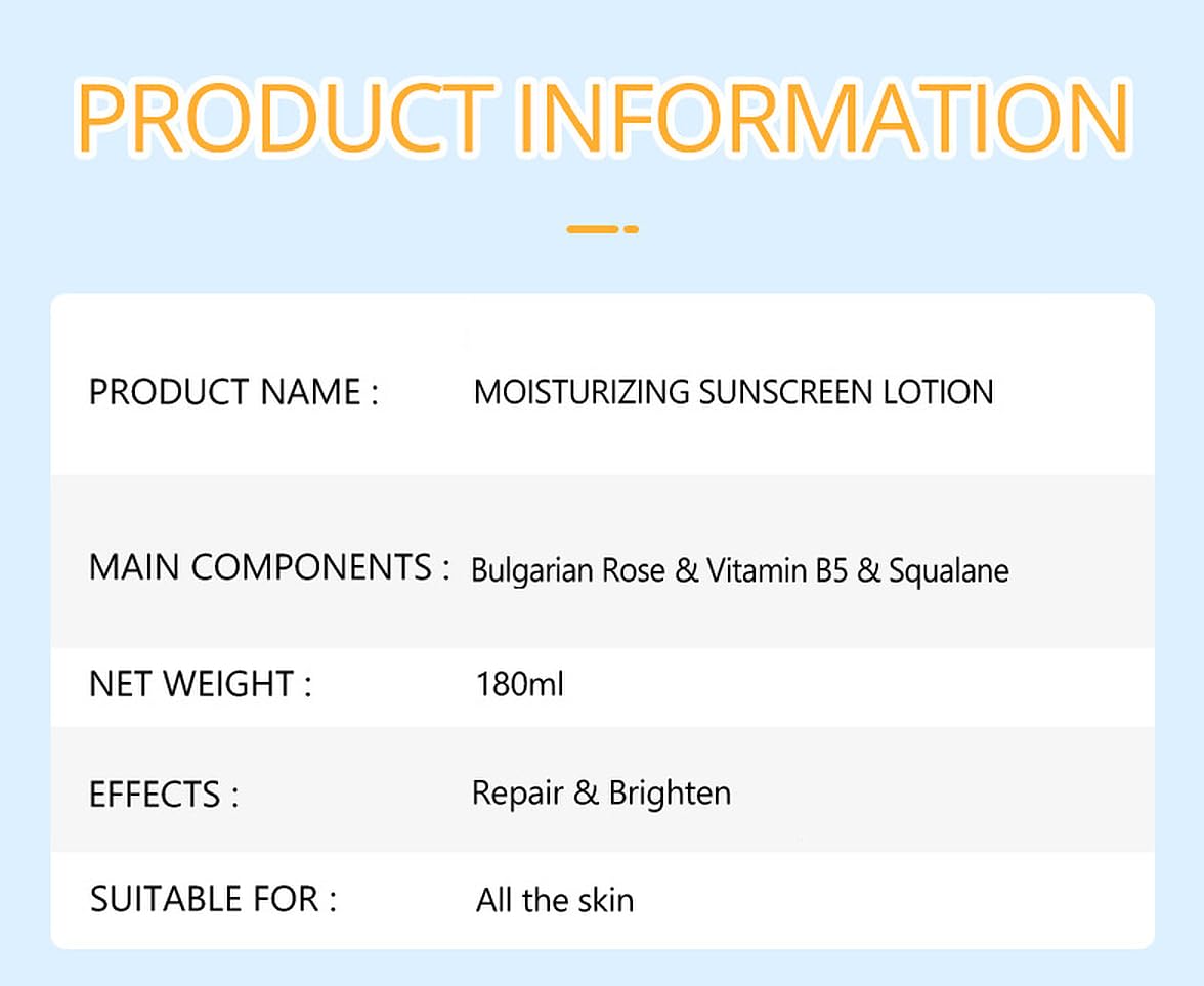 DISAAR BEAUTY Sunscreen Lotion Skin Elasticity 160ml (SPF75)