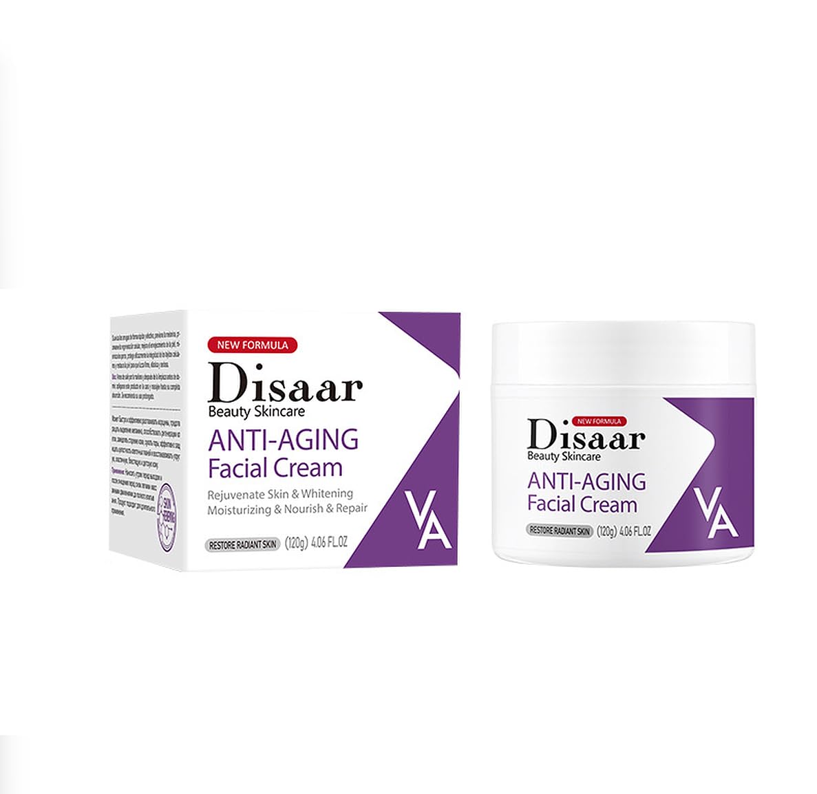 DISAAR Beauty Anti-Aging Facial Cream Rejuvenate Moisturizing Repair 120g