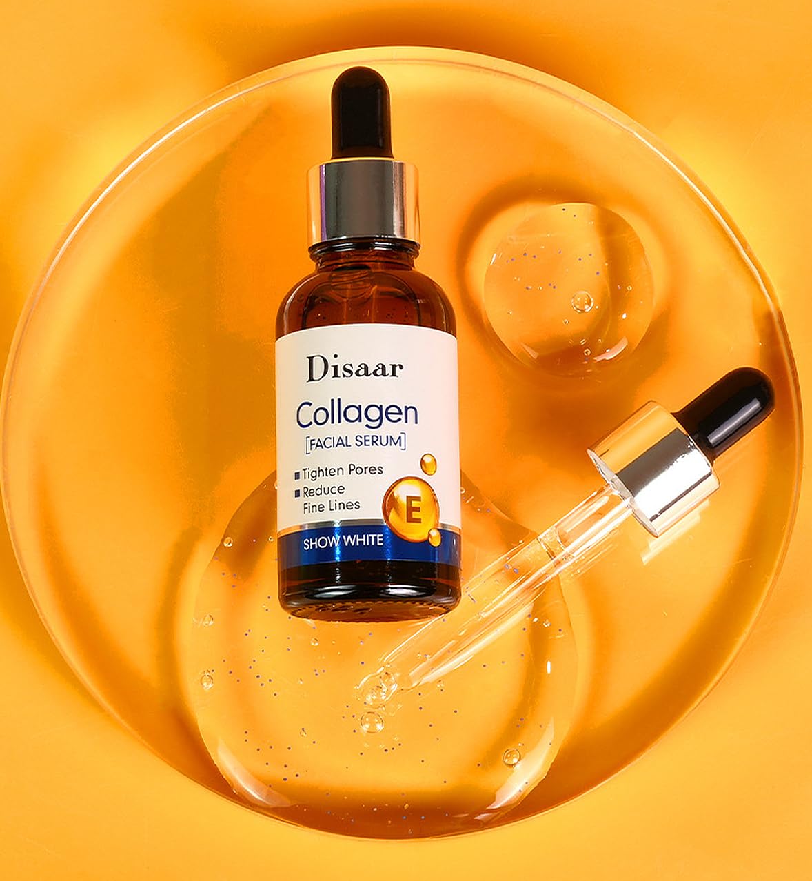 DISAAR BEAUTY Collagen Facial Serum Vitamin E Tighten Pores 30ml