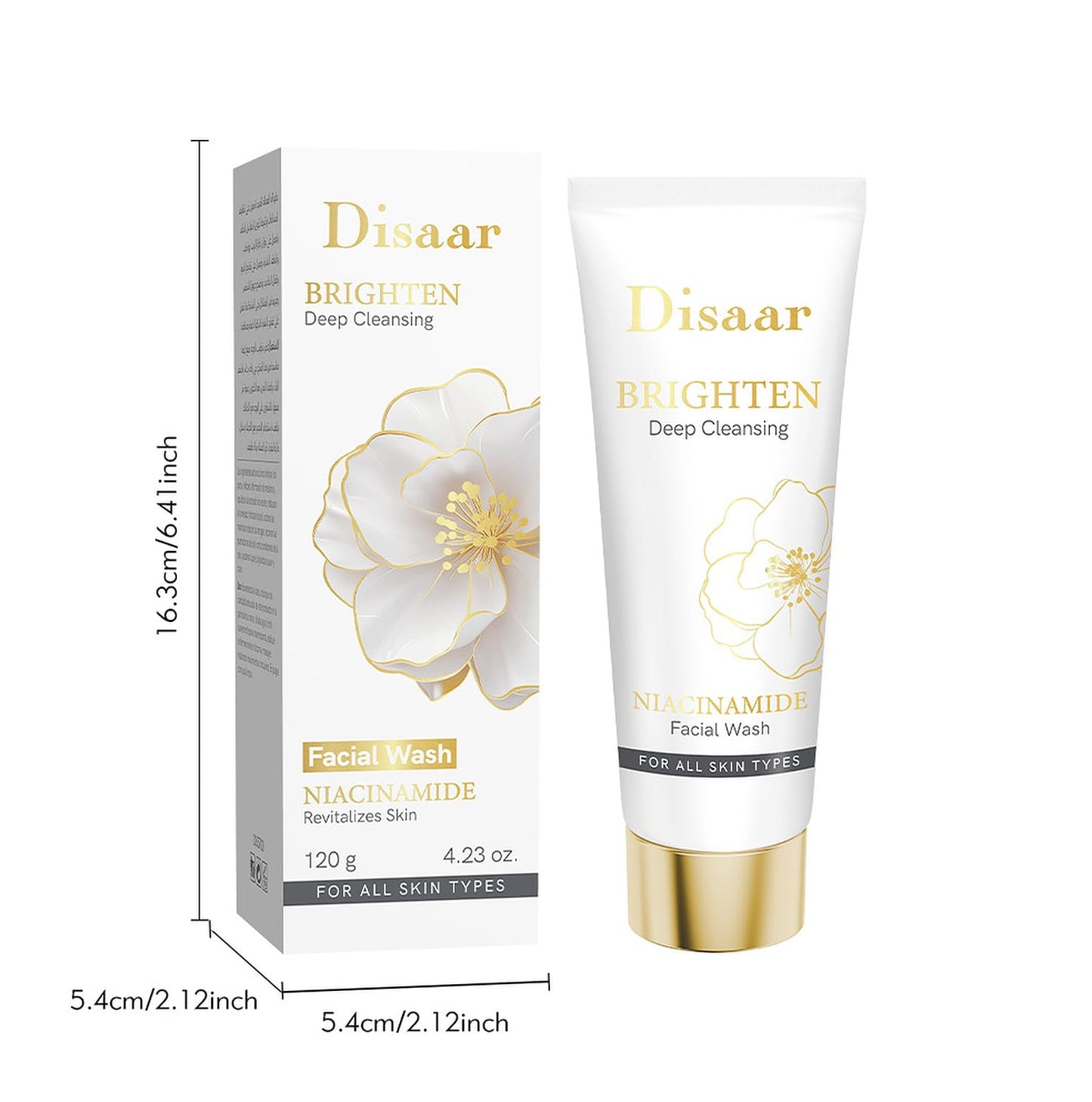 DISAAR BEAUTY Deep Cleansing Facial Wash Niacinamide Amino Acid 120g