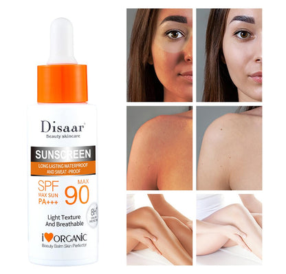 DISAAR BEAUTY Vitamin C Sunscreen Serum SPF 90 Waterproof 8-Hour