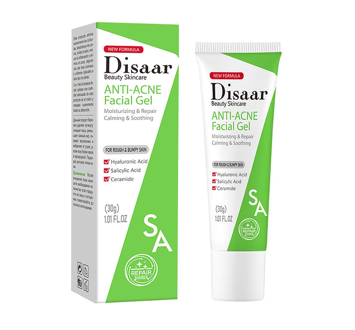 DISAAR BEAUTY Facial Gel Moisturizer with Salicylic Acid 30g