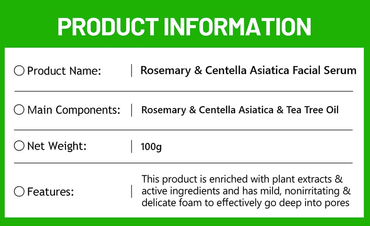 DISAAR BEAUTY Rosemary Centella Facial Serum Water-Oil Balance 30ml