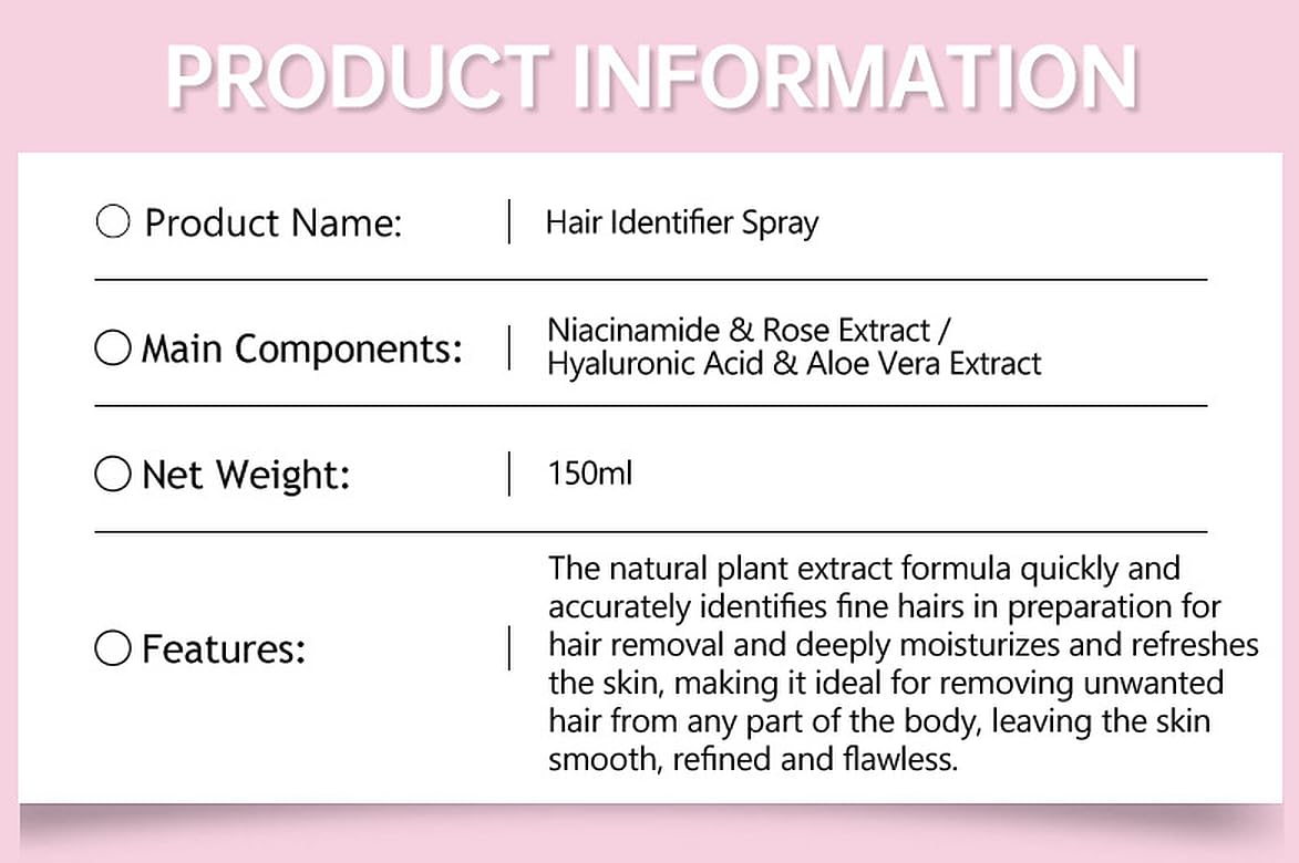 DISAAR Beauty Hair Identifier Spray Hyaluronic Acid Aloe 150ml (Aloe)