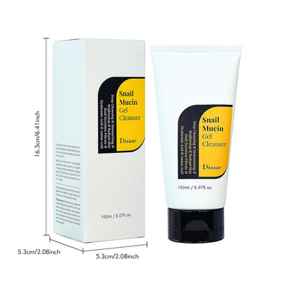 DISAAR BEAUTY Snail Mucin Gel Cleanser Hyaluronic Acid 150ml