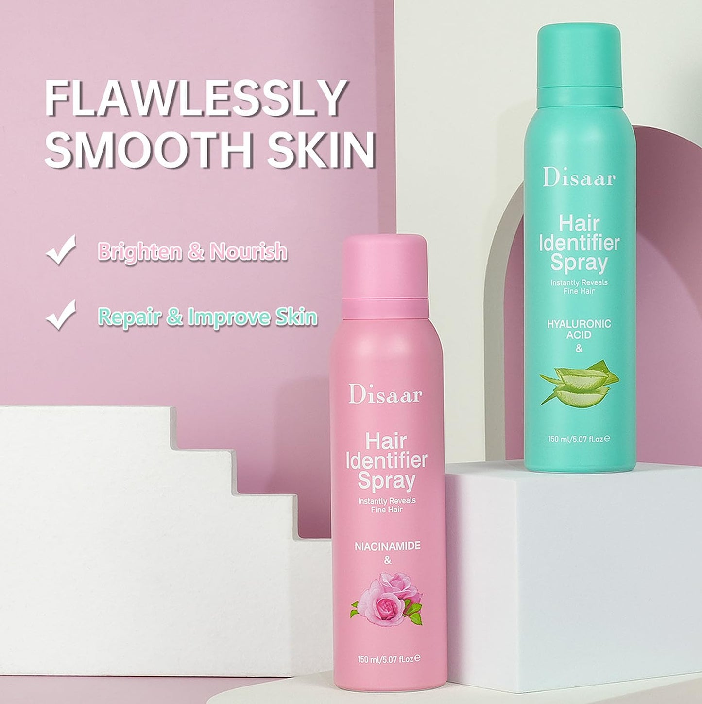 DISAAR Beauty Hair Identifier Spray Hyaluronic Acid Aloe 150ml (Aloe)
