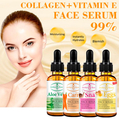 AICHUN BEAUTY Serum 99% Vitamin E Collagen Face 4 Type (#04 CARROT)