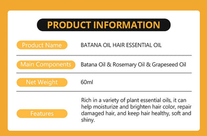 DISAAR BEAUTY Batana Hair Oil Rosemary Grapeseed Repair Damaged 60ml