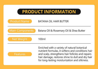 DISAAR Beauty Batana Oil Hair Butter Rosemary Shea Anti-Frizz 100ml