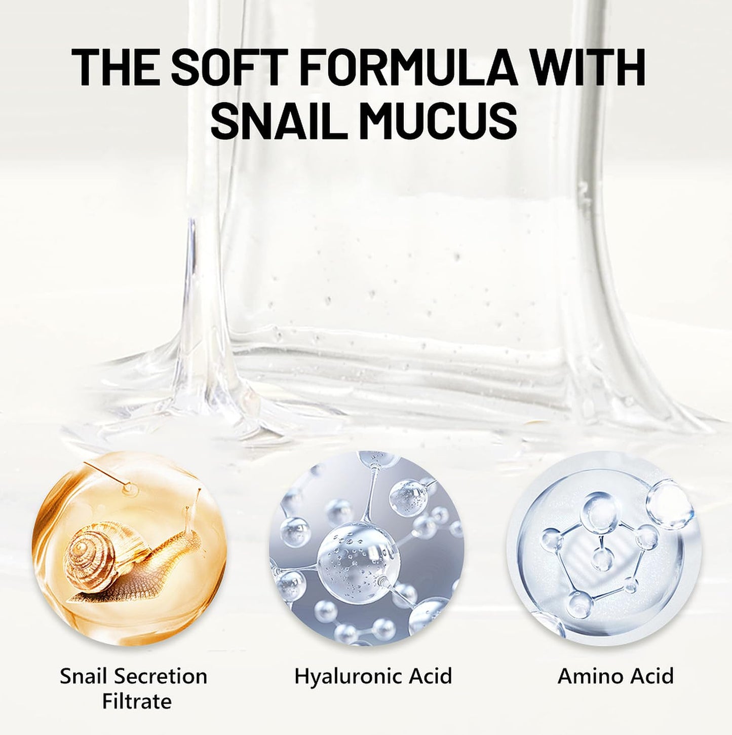 DISAAR BEAUTY Snail Mucin Gel Cleanser Hyaluronic Acid 150ml