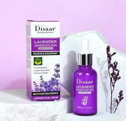 DISAAR BEAUTY Lavender Grapeseed Facial Serum Nourish Repair 30ml