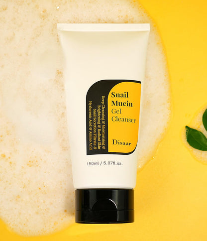 DISAAR BEAUTY Snail Mucin Gel Cleanser Hyaluronic Acid 150ml