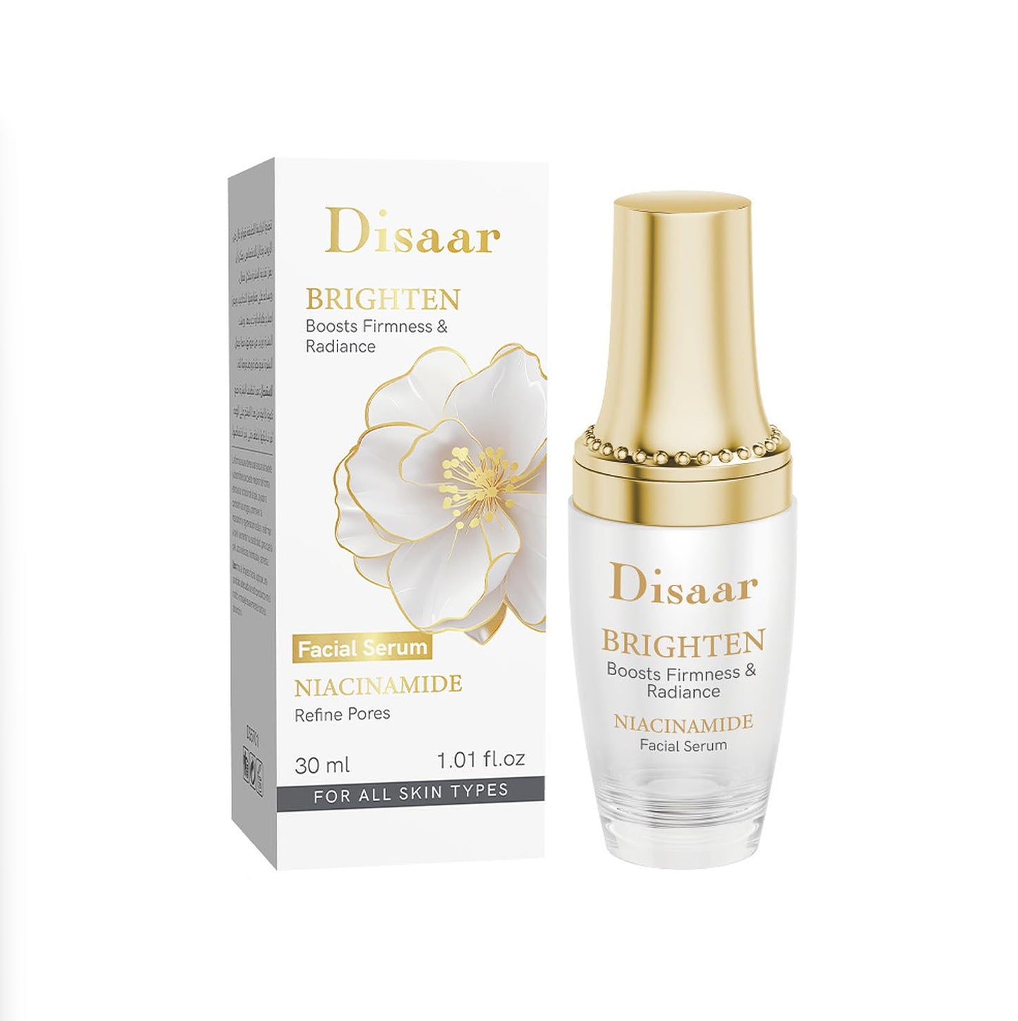 DISAAR BEAUTY Niacinamide Facial Serum Refine Pores Radiance 30ml