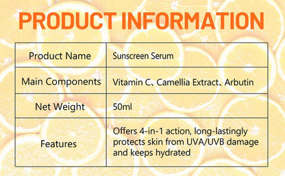 DISAAR BEAUTY Vitamin C Sunscreen Serum SPF 90 Waterproof 8-Hour