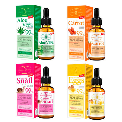 AICHUN BEAUTY Serum 99% Vitamin E Collagen Face 4 Type (#04 CARROT)