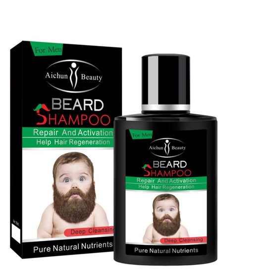 AICHUN BEAUTY Beard Hair Growth Shampoo Repair Vitamins Essence 100ml
