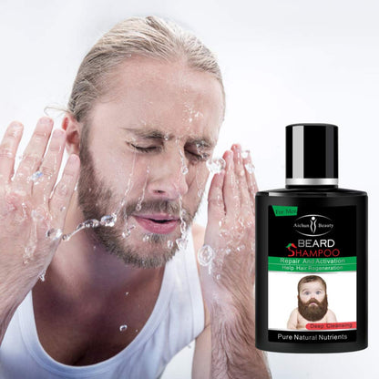 AICHUN BEAUTY Beard Hair Growth Shampoo Repair Vitamins Essence 100ml