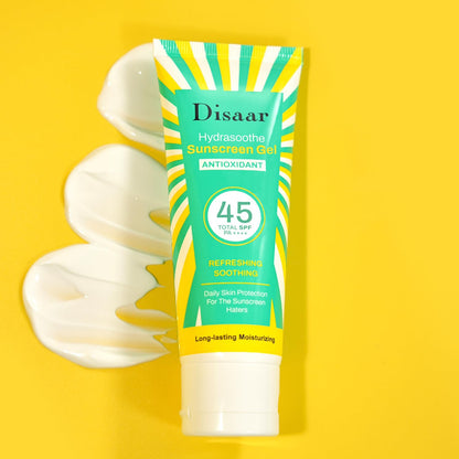 DISAAR BEAUTY Hydrasoothe Sunscreen Gel SPF45 PA++++ Green Tea 50g
