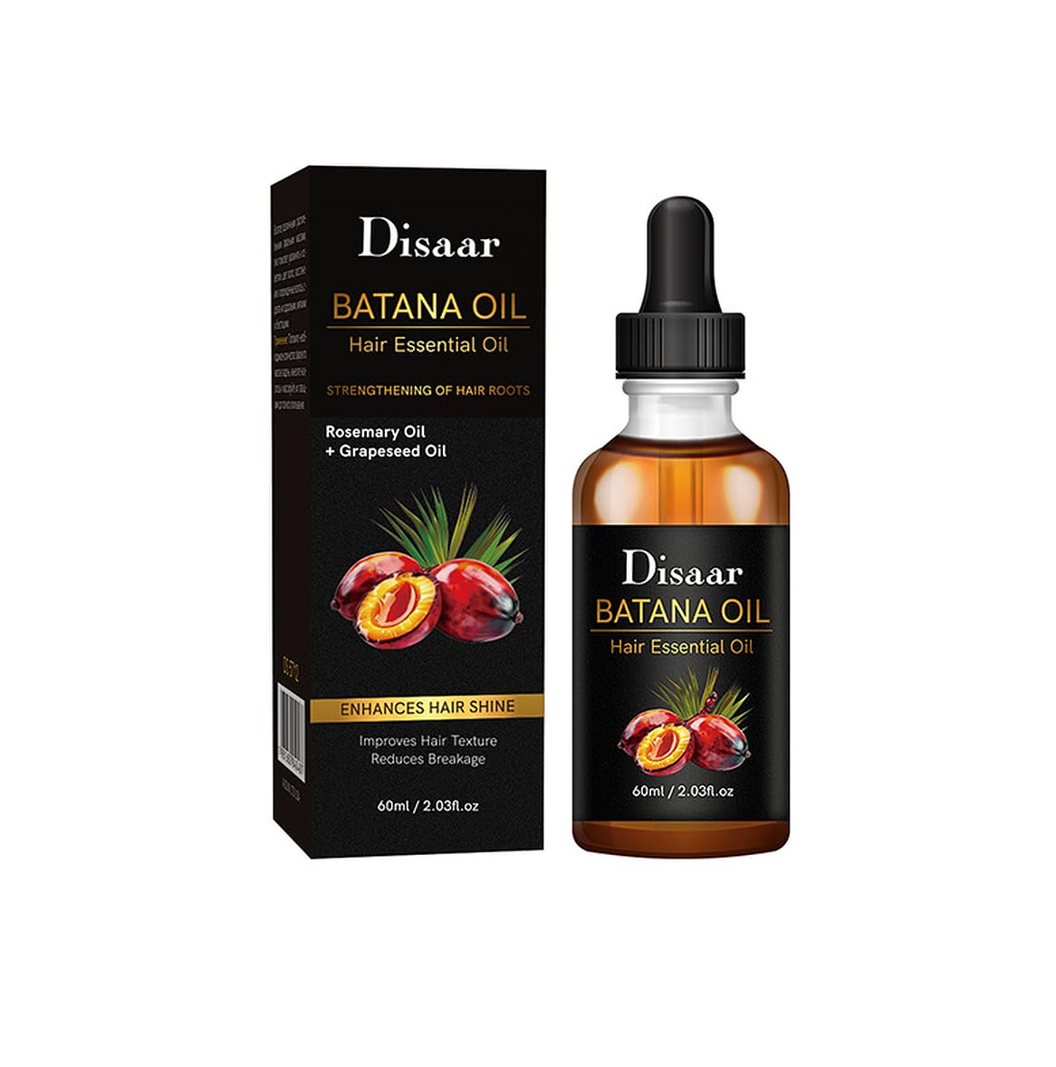 DISAAR BEAUTY Batana Hair Oil Rosemary Grapeseed Repair Damaged 60ml
